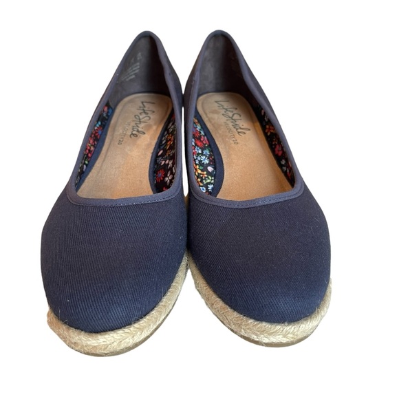 Lifestride Womens Karma Pump Heel Navy Size 7.5 - Picture 6 of 9